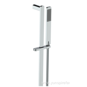 Square Slide Rail Shower Kit with Sliding Bar